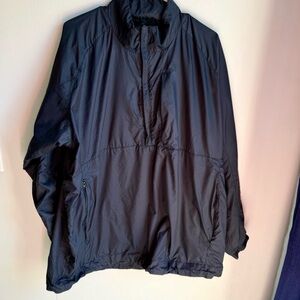 Nike Golf Retro Packable Pullover Windbreaker Jacket Black XXL Clima-Fit